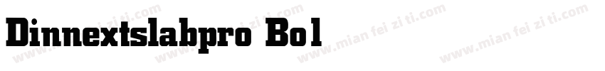 Dinnextslabpro Bold字体转换
